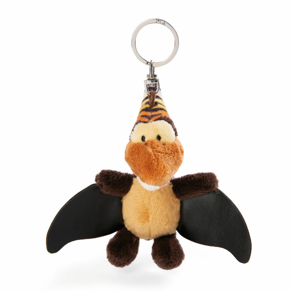 NICI Green Dinos Dino Orny Keyring, Key Pendant, Lucky Charm, 10 cm, 48801