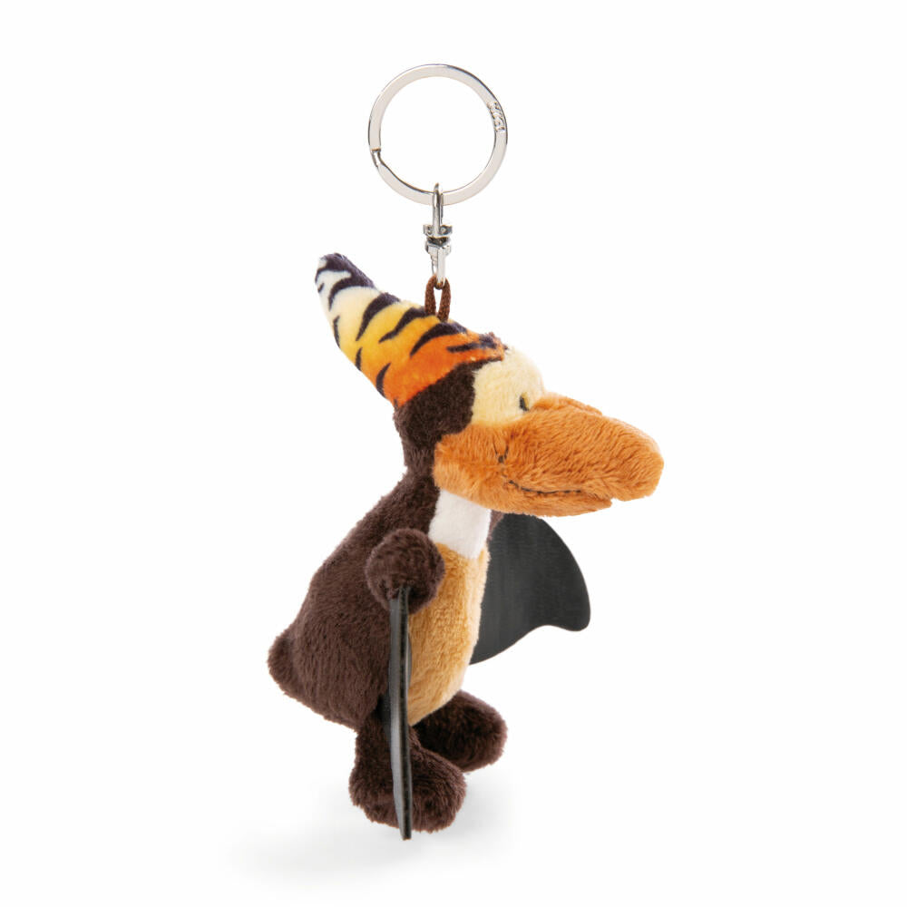 NICI Green Dinos Dino Orny Keyring, Key Pendant, Lucky Charm, 10 cm, 48801