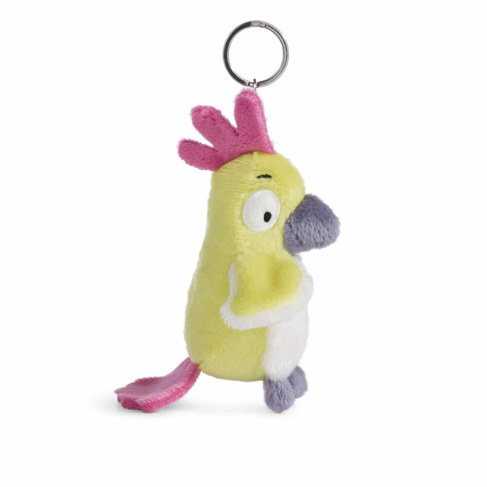 NICI Green Spring Summer Kakadu Jaya Keyring, Key Pendant, Lucky Charm, 10 cm, 48951