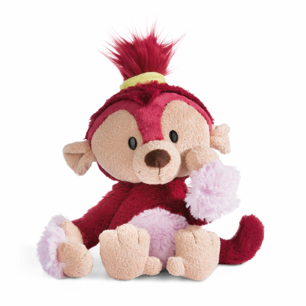 NICI Green Spring Summer Monkey Tuula Dangling, Cuddly Toy, Plush Toy, Stuffed Toy, 25 cm, 48956