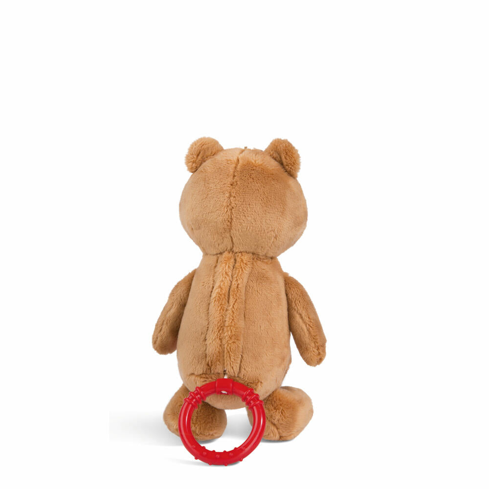 NICI FC Bayern München Bär Berni Spieluhr, Musikuhr, Einschalfhilfe, Kuscheltier, Polyester, 18 cm, 49082