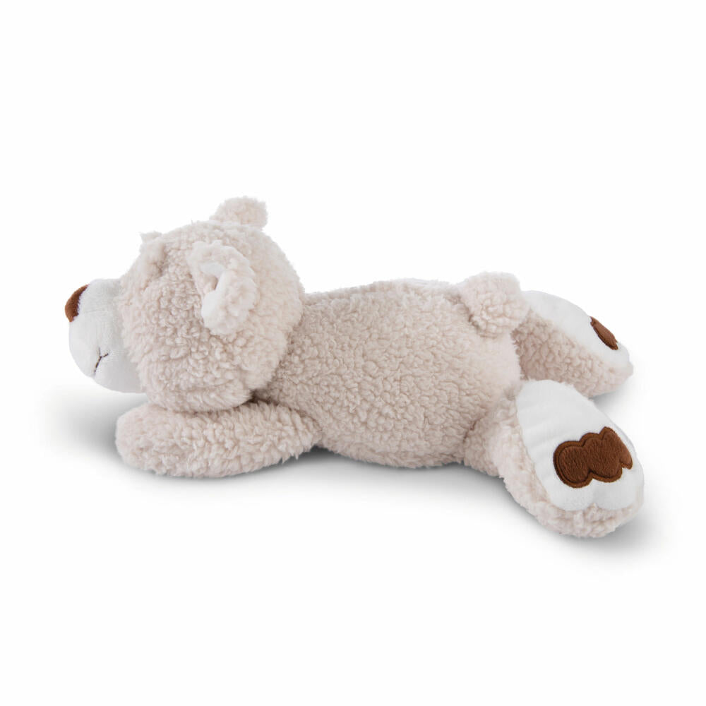 NICI Green Klassik Bär Kuscheltier Bär Bendix Liegend, Plüschtier, Stofftier, 20 cm, 49437