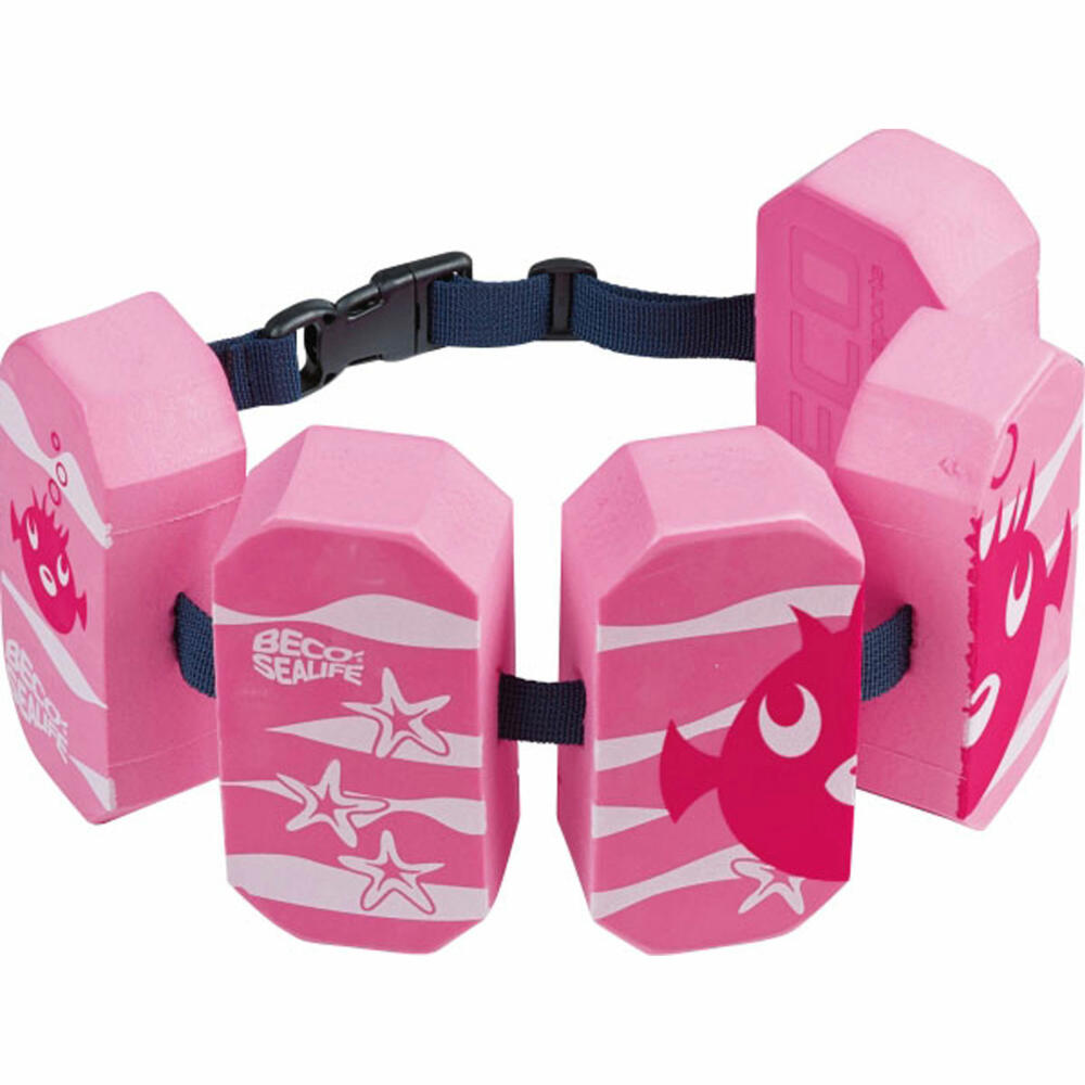 BECO Swimming Belt 5Pads Sealife pink, 2 - 6 years