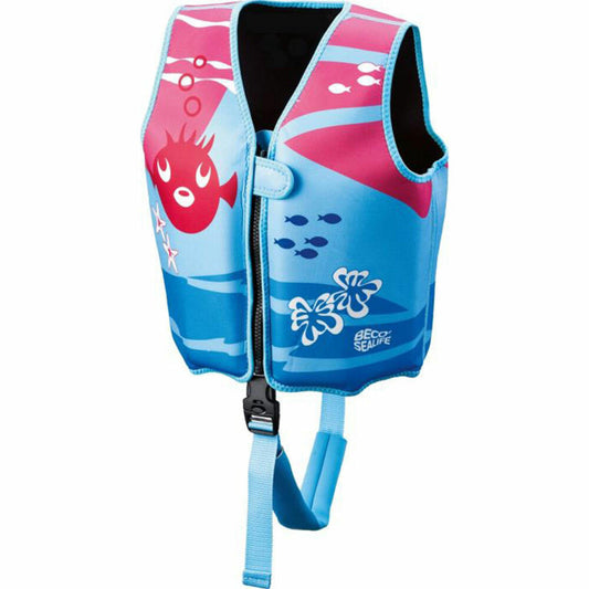 BECO SEALIFE Schwimmweste blau/pink Größe S