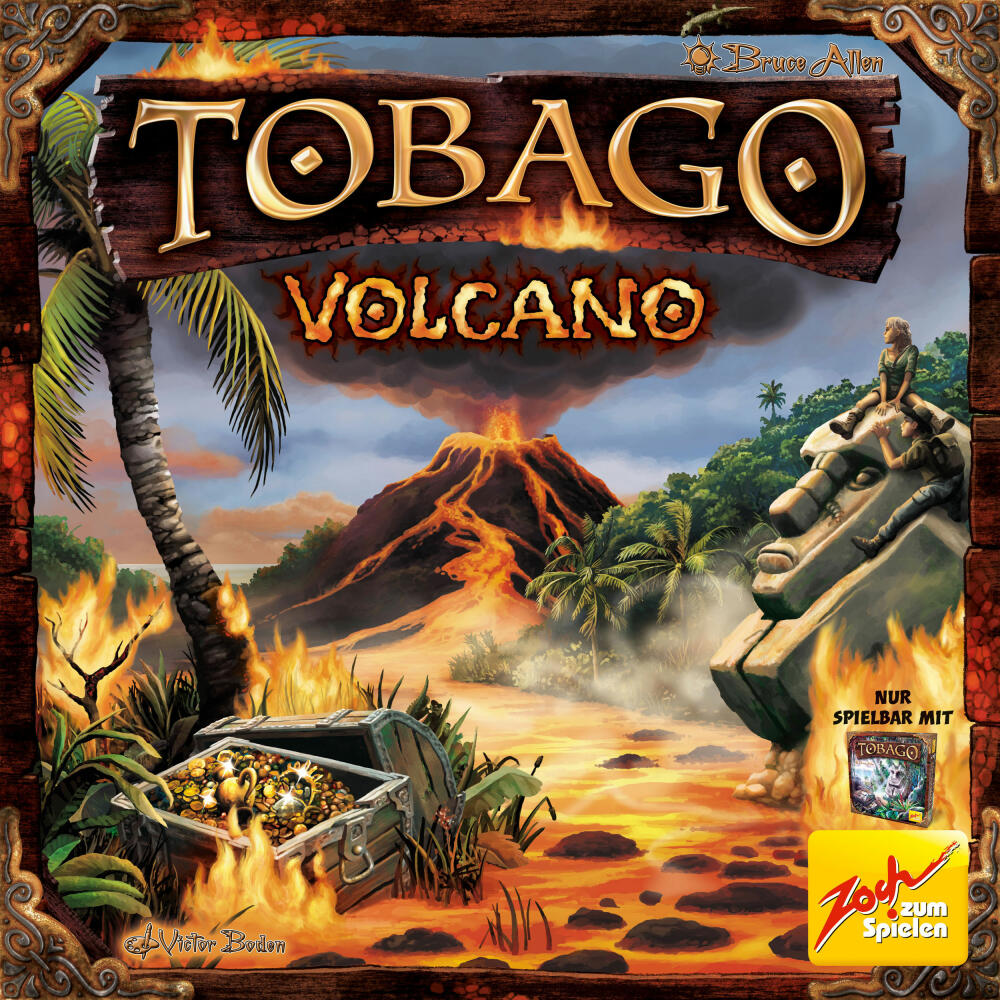 Zoch Tobago Volcano, expansion, parlor game, family game, board game, game, 601105120
