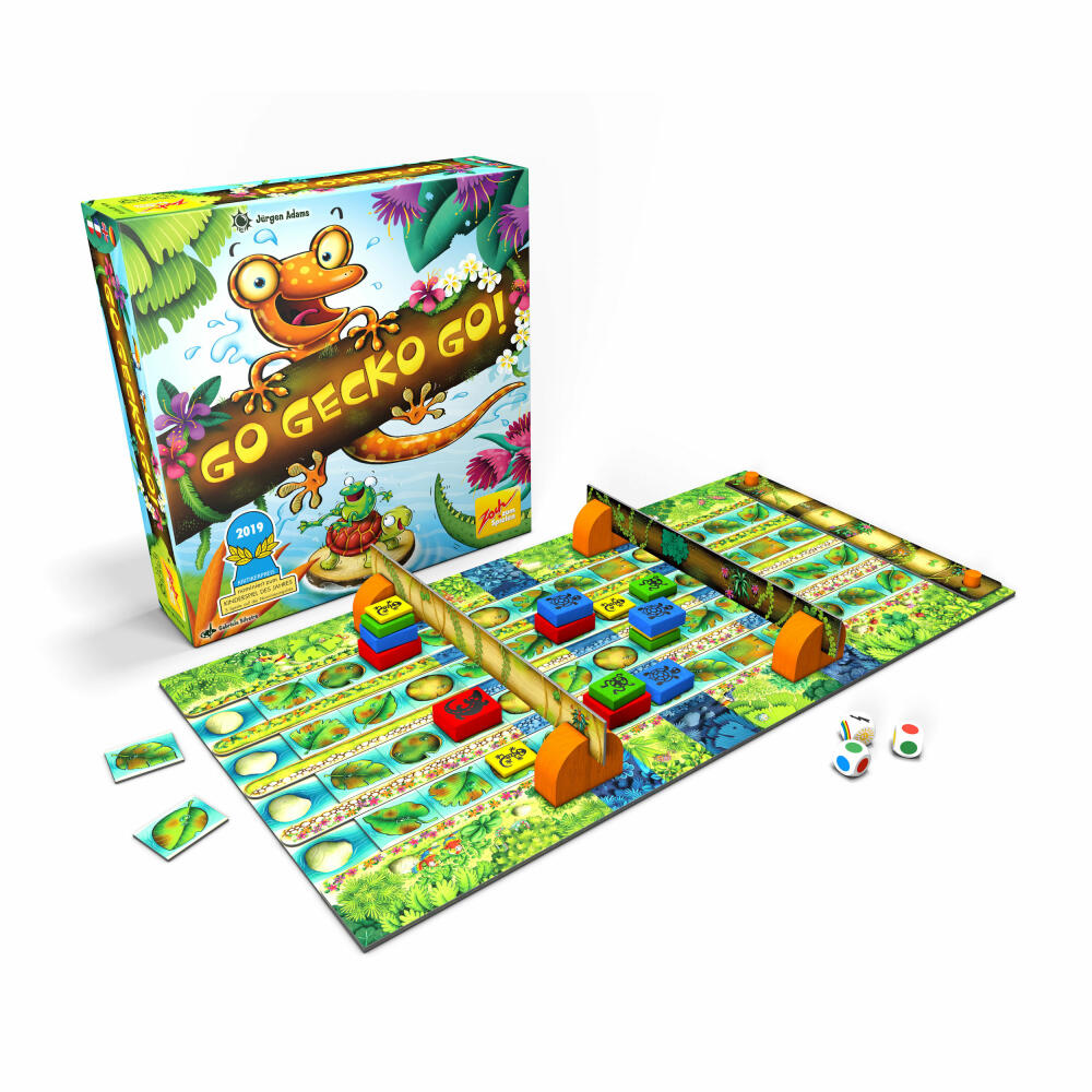 Zoch Go Gecko Go, Kinderspiel, Brettspiel, Gesellschaftsspiel, Familienspiel, Kinder Spiel, 601105129
