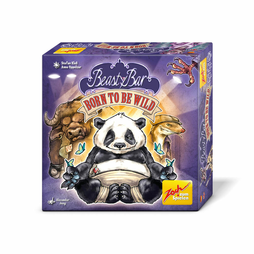 Zoch Beasty Bar Born To Be Wild, card game, board game, family game, children's game, game, from 8 years, 601105143