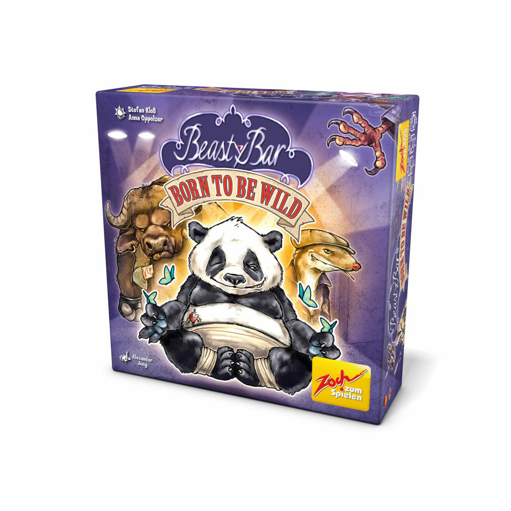 Zoch Beasty Bar Born To Be Wild, card game, board game, family game, children's game, game, from 8 years, 601105143