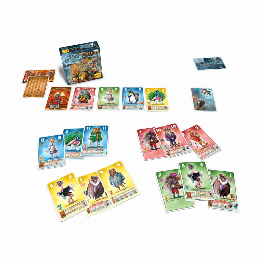 Zoch Beasty Bar New Beasts in Town, card game, strategy game, tactics, board game, family game, card game, 601105156