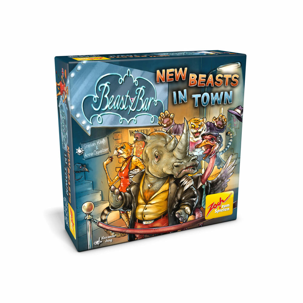 Zoch Beasty Bar New Beasts in Town, card game, strategy game, tactics, board game, family game, card game, 601105156