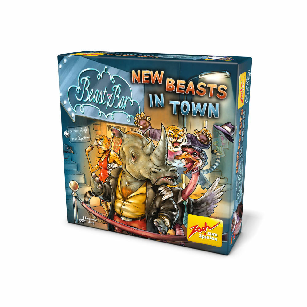 Zoch Beasty Bar New Beasts in Town, card game, strategy game, tactics, board game, family game, card game, 601105156