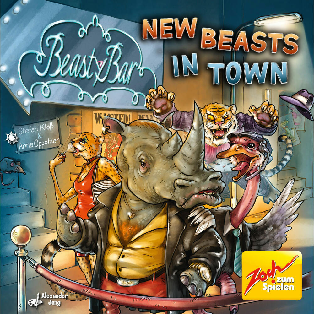 Zoch Beasty Bar New Beasts in Town, card game, strategy game, tactics, board game, family game, card game, 601105156