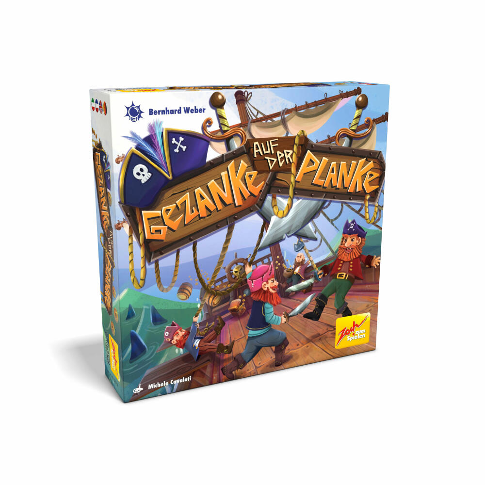 Zoch Gezanke auf der Planke, Kinderspiel, Familienspiel, Gesellschaftsspiel, 3D-Spiel, Kinder Spiel, 601105159