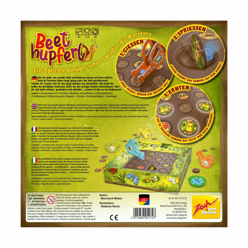 Zoch Beethupferl, children's game, search game, board game, family game, from 4 years, 601105172