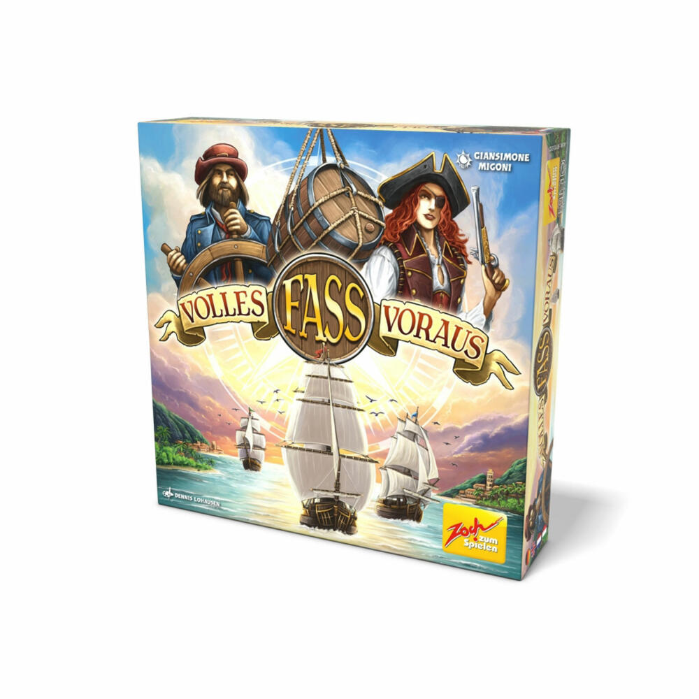 Zoch Volles Fass voraus, Familienspiel, Brettspiel, Gesellschaftsspiel, ab 10 Jahren, 601105192