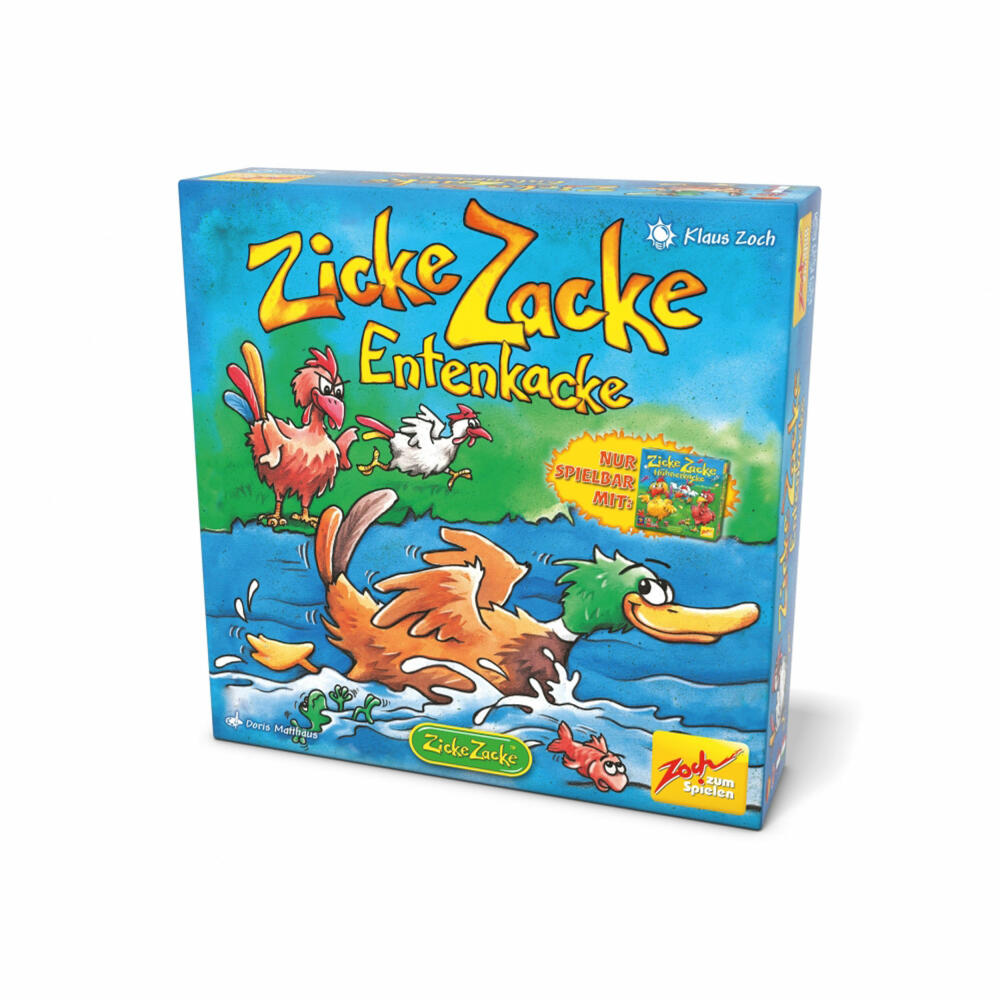 Zoch Zicke Zacke Entenkacke, Erweiterung, Ergänzung, Gedächtnisspiel, Kinderspiel, ab 4 Jahren, 601105196