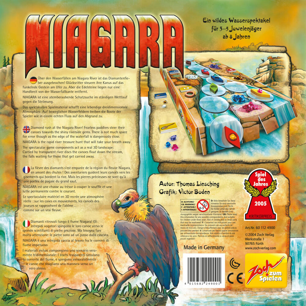 Zoch Niagara, children's game, family game, board game, parlor game, children's game, 601124900