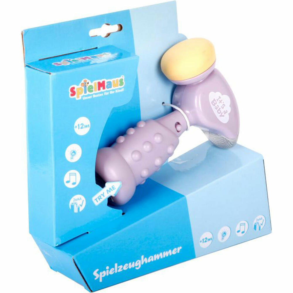 SpielMaus Baby Toy Hammer with Light & Sound