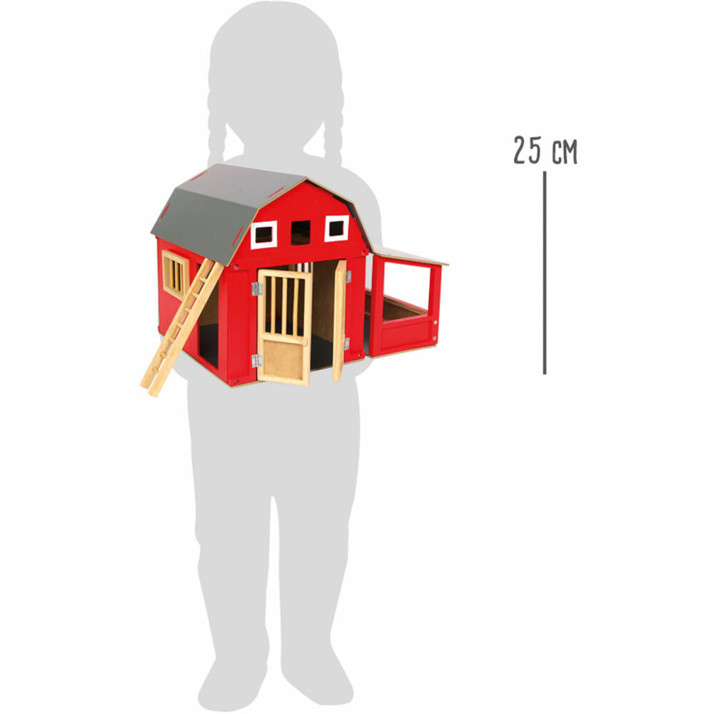 Legler small foot barn Alabama, wooden barn, stable, play world, children's toy, wood, 8555