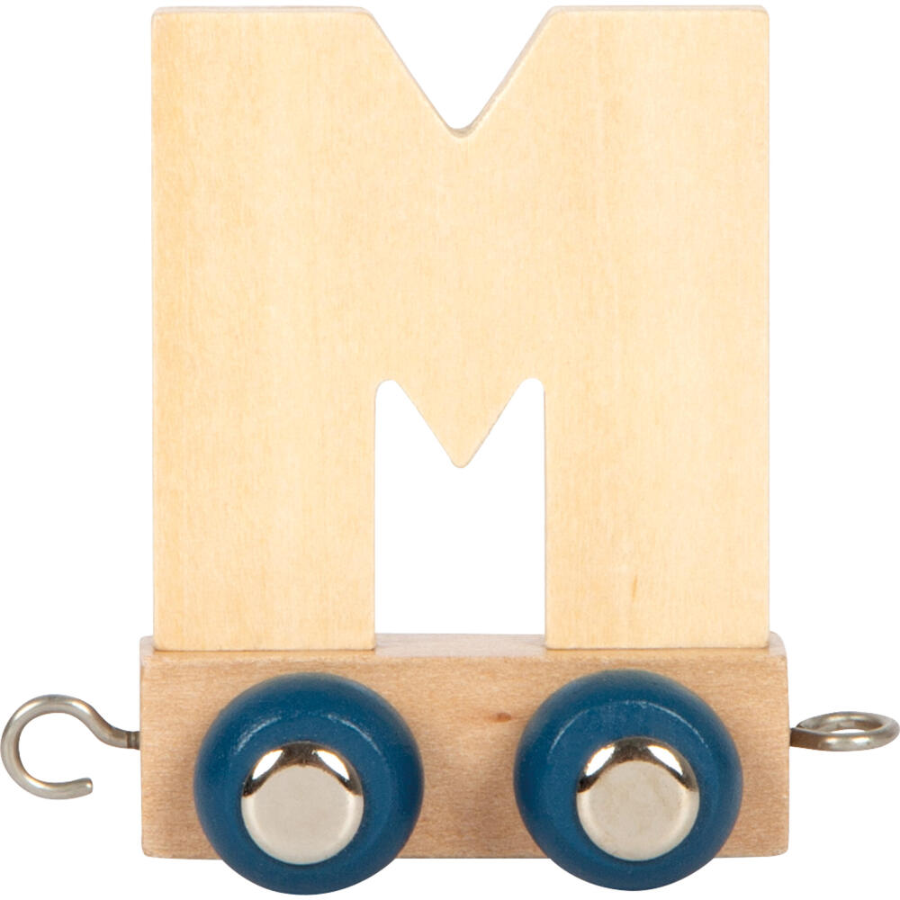 Legler Small Foot Letter Train Polar M, Wooden Letters, Name Train, Wood, from 24 months, 12583