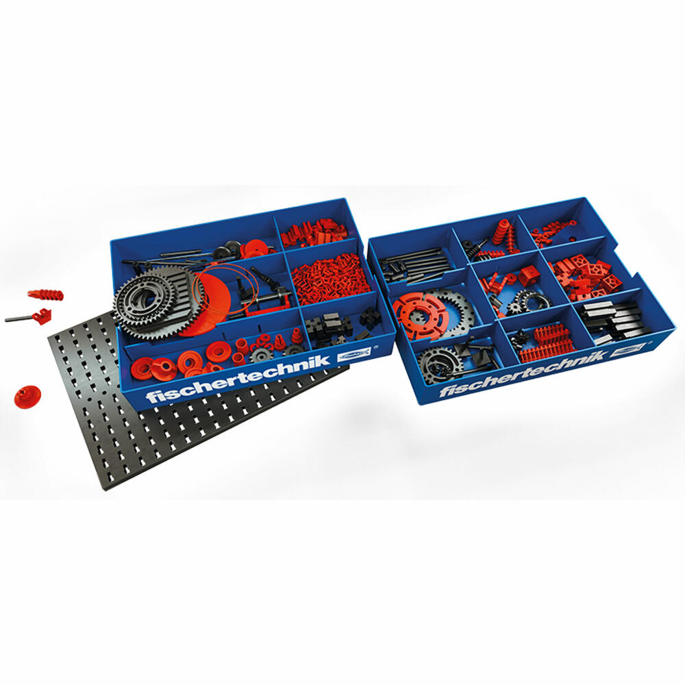 fischertechnik Plus Creative Box Mechanics, 290-tlg., Bauteile, Bausteine, Baukasten, ab 7 Jahren, 554196