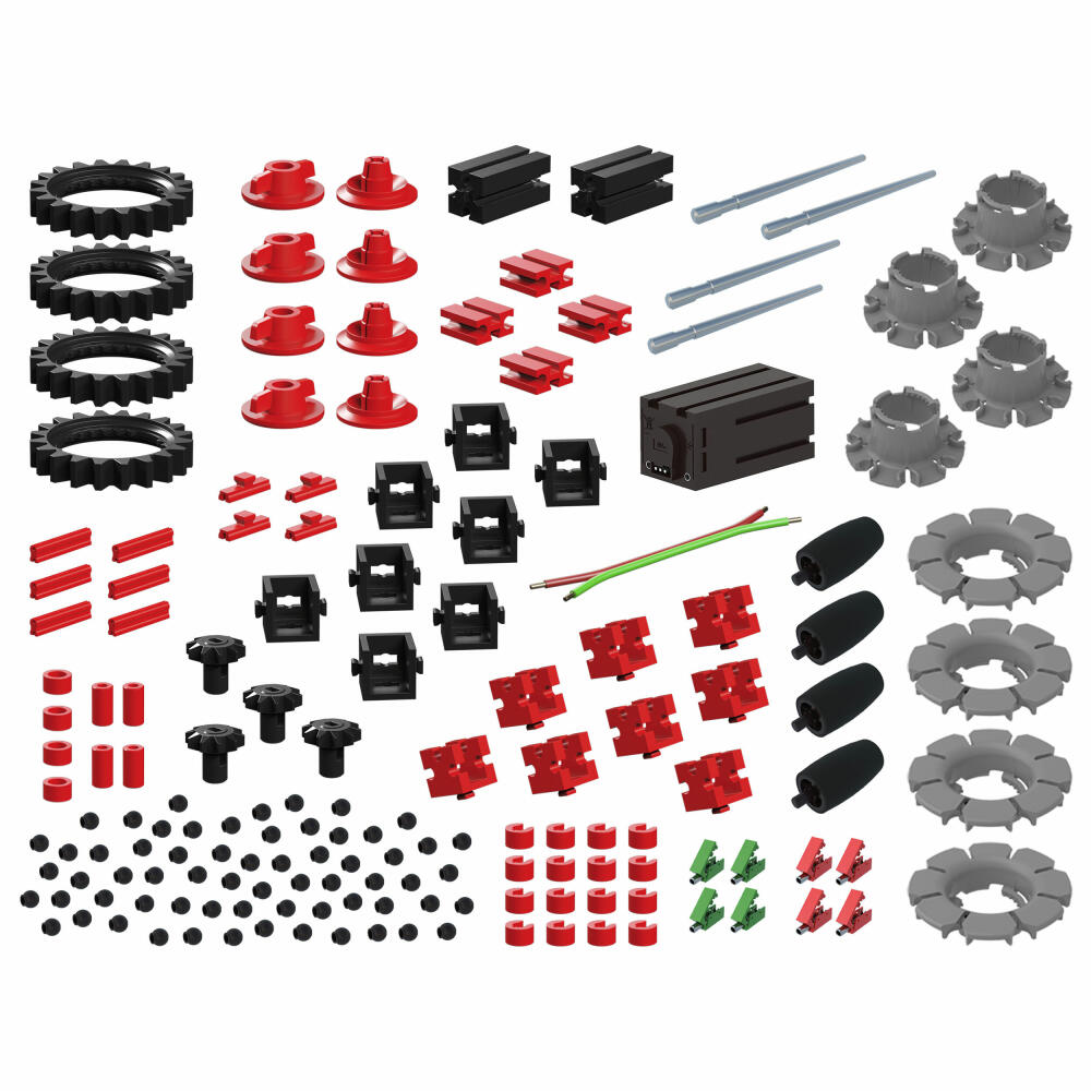 fischertechnik Maker Kit Omniwheels, 201-tlg., Baukasten, Grundmodell, Konstruktionsspielzeug, ab 14 Jahren, 571901