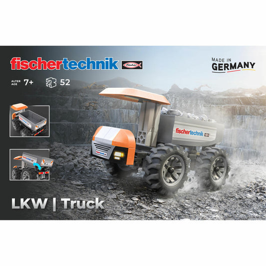 fischertechnik Truck LKW, 52-tlg., Baukasten, Konstruktionsspielzeug, ab 7 Jahren, 576105