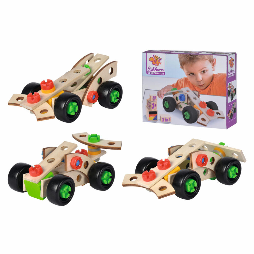 Eichhorn Constructor racing car, construction kit, construction set, construction toy, car, building, toy, 100039007