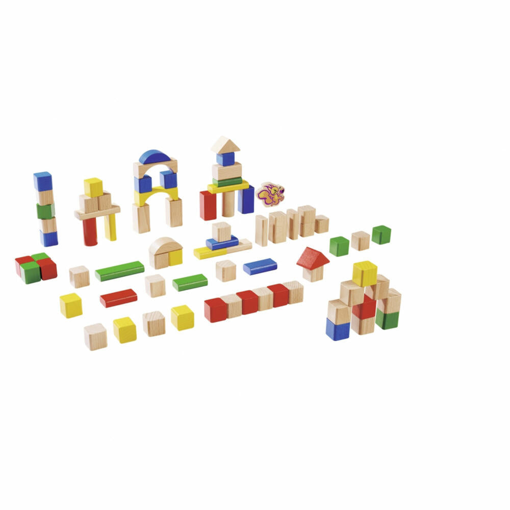 Eichhorn Holzbausteine 75 Jahre, Bausteine, Bauklötze, Holzklötze, Spielsteine, Spielzeug, Holz, 100002024
