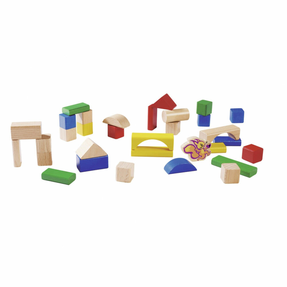 Eichhorn Holzbausteine 75 Jahre, Bausteine, Bauklötze, Holzklötze, Spielsteine, Spielzeug, Holz, 100002024