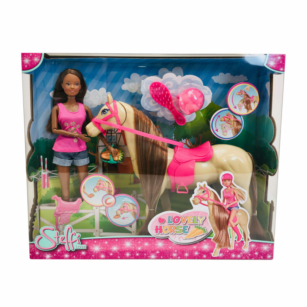 Simba Steffi Love Lovely Horse, Horse, Doll, Fashion Doll, Dress-up Doll, Toy, 105733052
