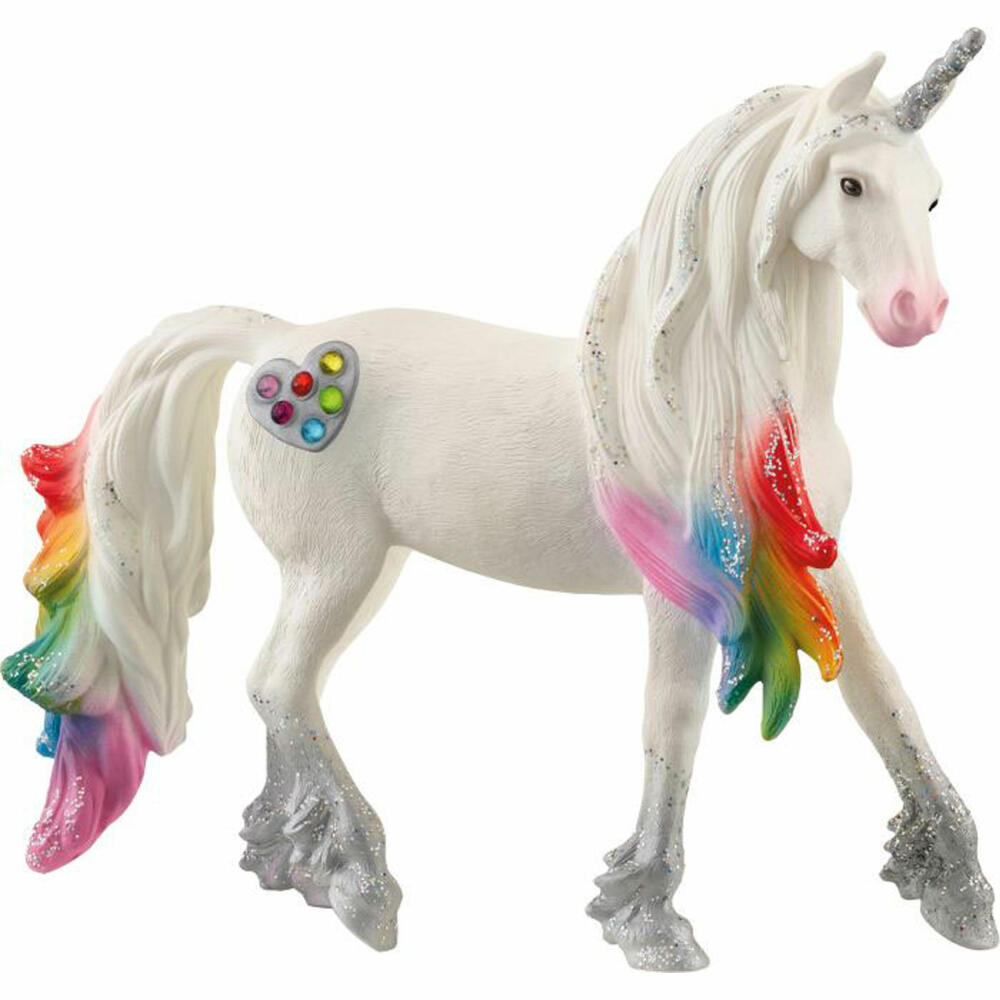 schleich bayala 70725 Rainbow Unicorn, Stallion