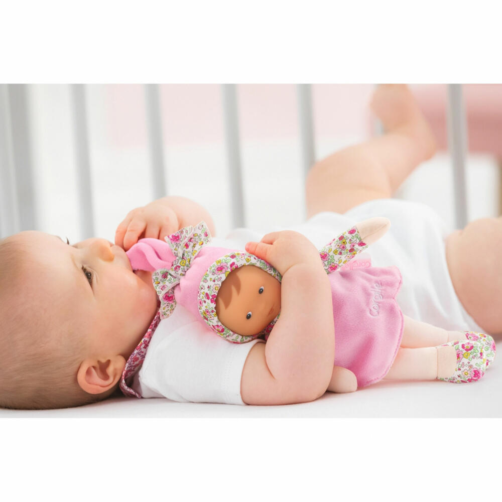 Corolle MDC Miss Pink Blumengarten, Weichkörperpuppe, Spielpuppe, Puppe, 9000010110
