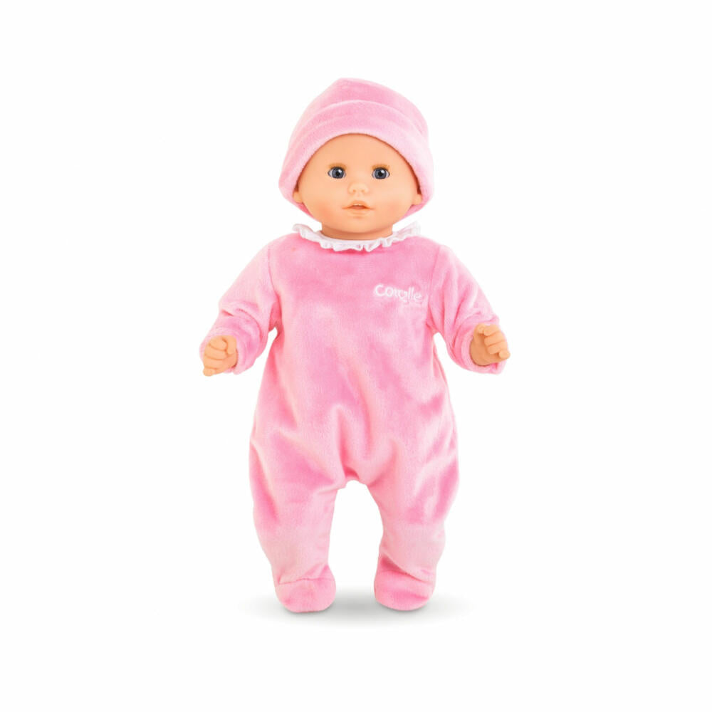 Corolle MPP Pyjama und Mütze Pink, Puppenkleidung, Puppe Kleidung, für alle 30cm Babypuppen, 9000110620