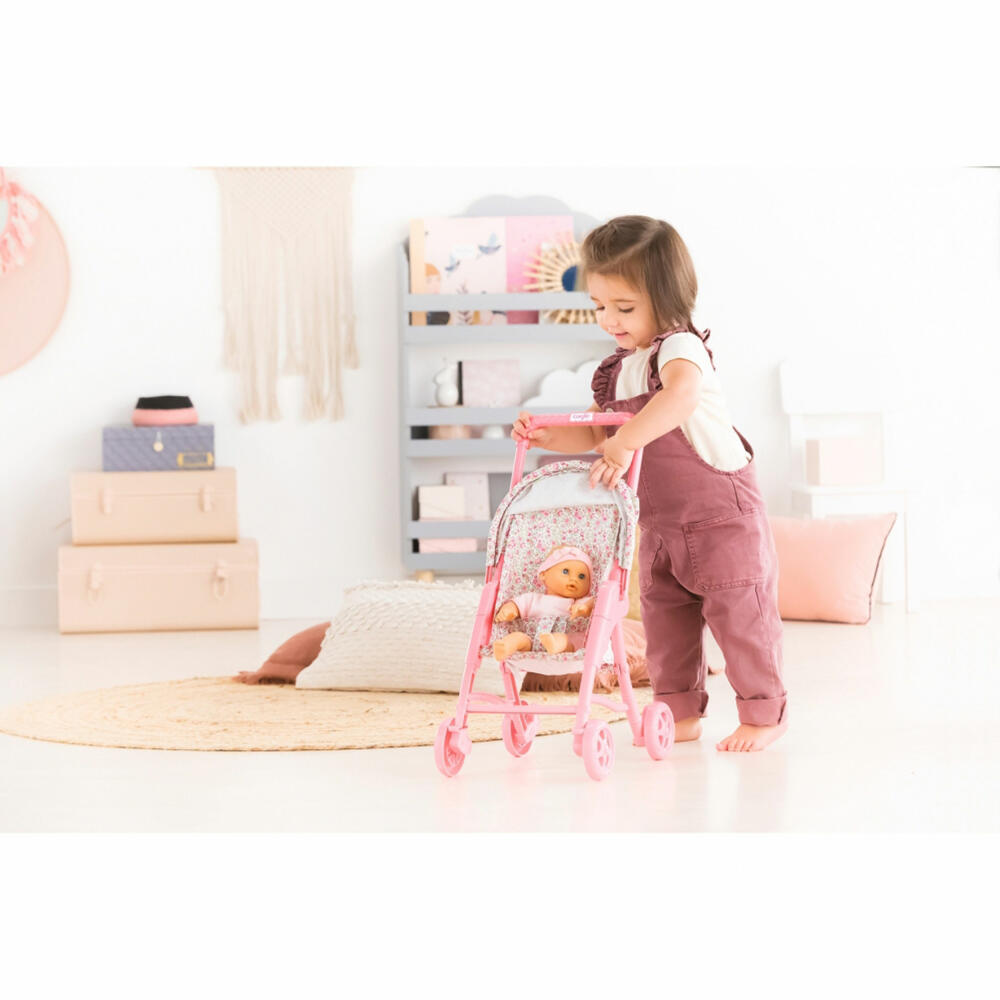 Corolle MPP 30cm Puppenbuggy Floral, Puppenwagen, Puppen Buggy, Puppe, Spielzeug, 9000110810