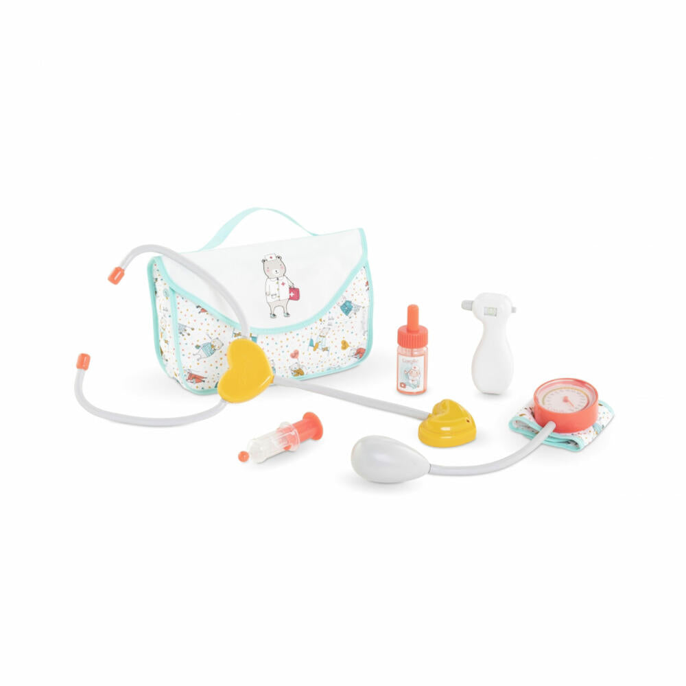 Corolle MPP 30 - 42 cm Large Doctor Set, 6 pcs., Stethoscope, Blood Pressure Monitor, Doll Accessories, 9000110930
