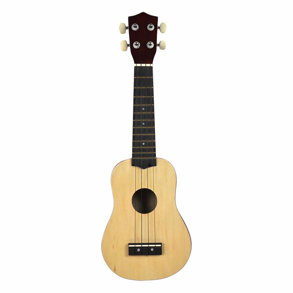Voggenreiter Voggy Mini Guitar Natural, Ukulele, First Guitar, Children's Guitar, Acoustic Guitar, Instrument, Musical Instrument, Wood Natural, from 3 years, 1058