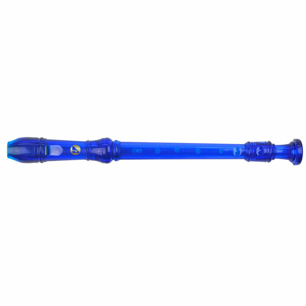 Voggenreiter Voggys plastic recorder, German fingering, block flute, blue, 1091