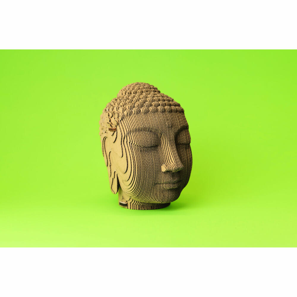 Cartonic 3D-Puzzle Buddha, Büste, Papp-3D-Bausatz, Pappe, 79 Teile, CARTBUDH