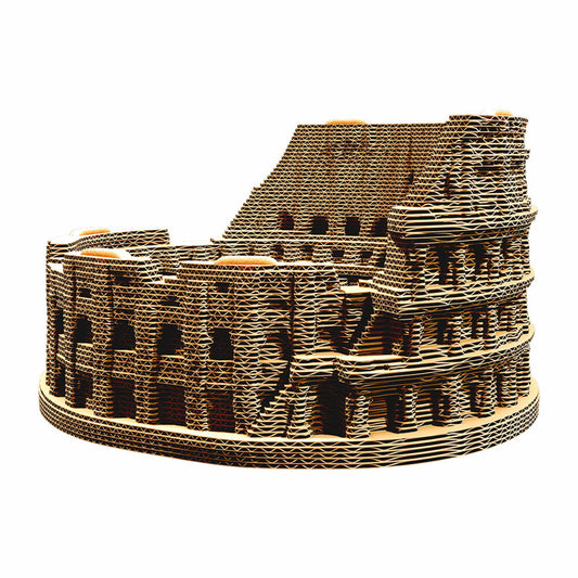Cartonic 3D-Puzzle Colosseum, Sehenswürdigkeit, Papp-3D-Bausatz, Pappe, 74 Teile, CARTCOLO
