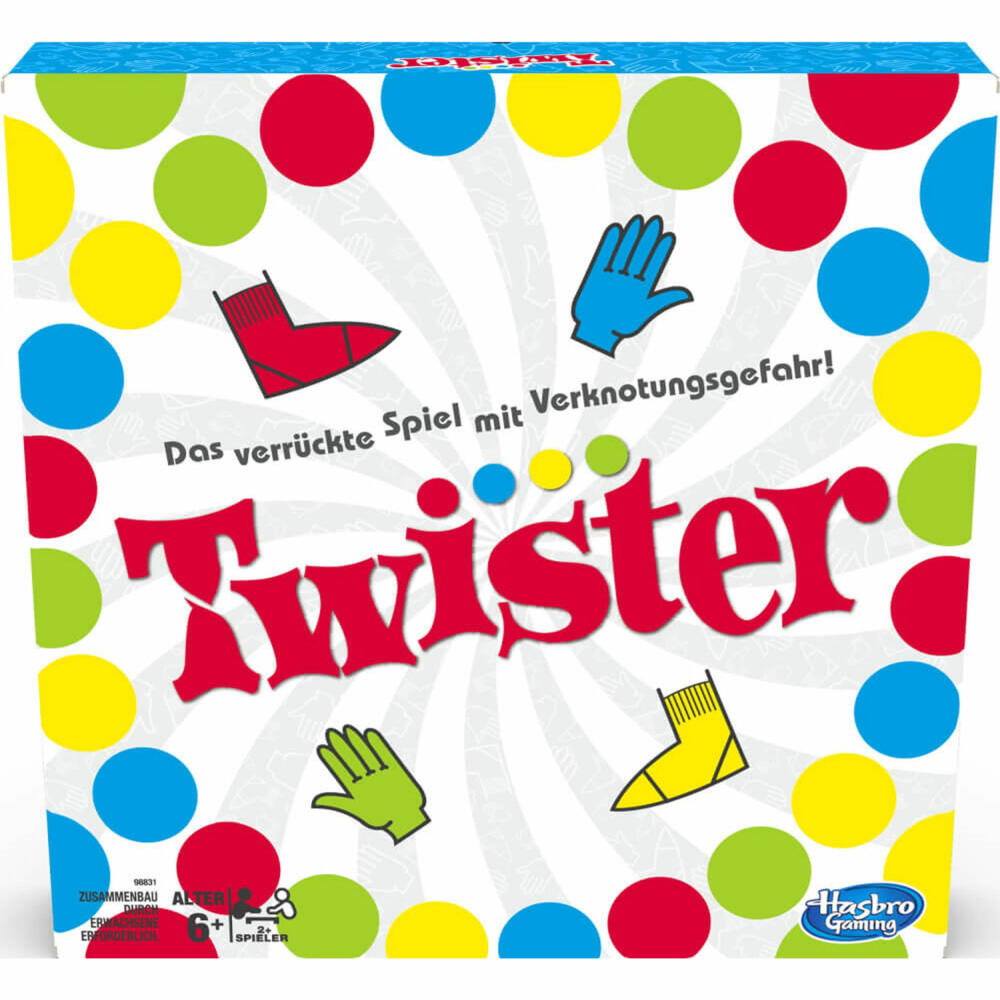 Hasbro Twister, children's game, family game, board game, children's game, from 6 years, 98831398
