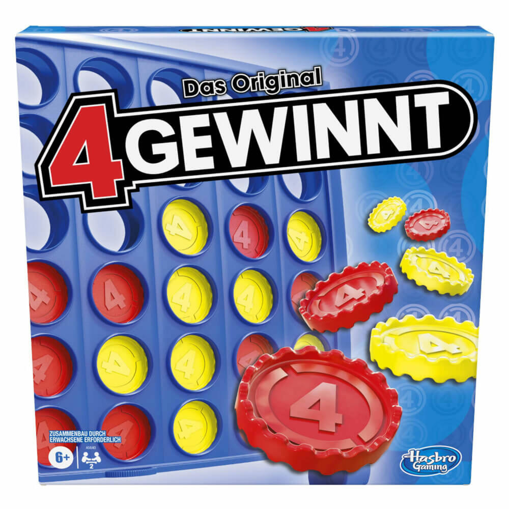 Hasbro 4 wins, children's game, family game, board game, children's game, from 6 years, A5640594