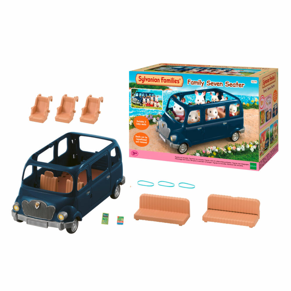 Sylvanian Families Familien-Siebensitzer, Auto, Puppenauto , Spielzeug, Kinder, 5274