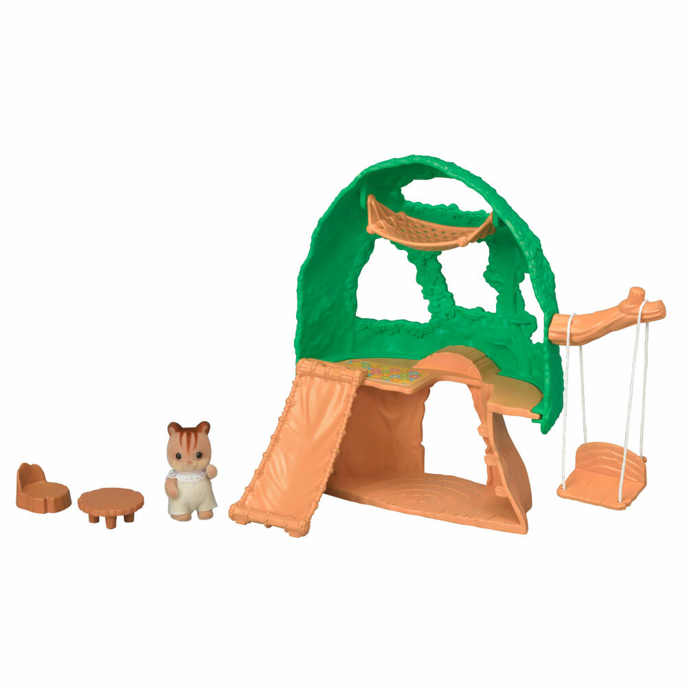 Sylvanian Families Baby Abenteuer Baumhaus, Spielset, Figur, Spielzeug, Kinder, 5318