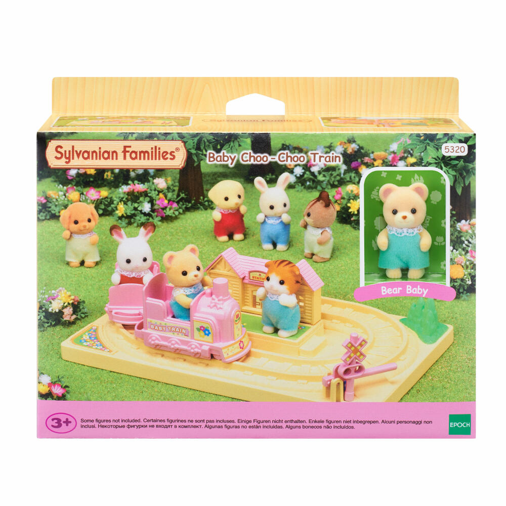 Sylvanian Families Baby Abenteuer Zug, Spielset, Figur, Spielzeug, Kinder, 5320