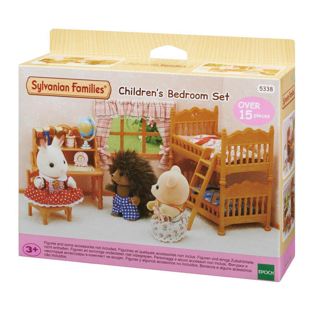Sylvanian Families Country House Children's Room with Bunk Bed, Bed, Loft Bed, Children's Bed, Furniture, Accessories, 5338