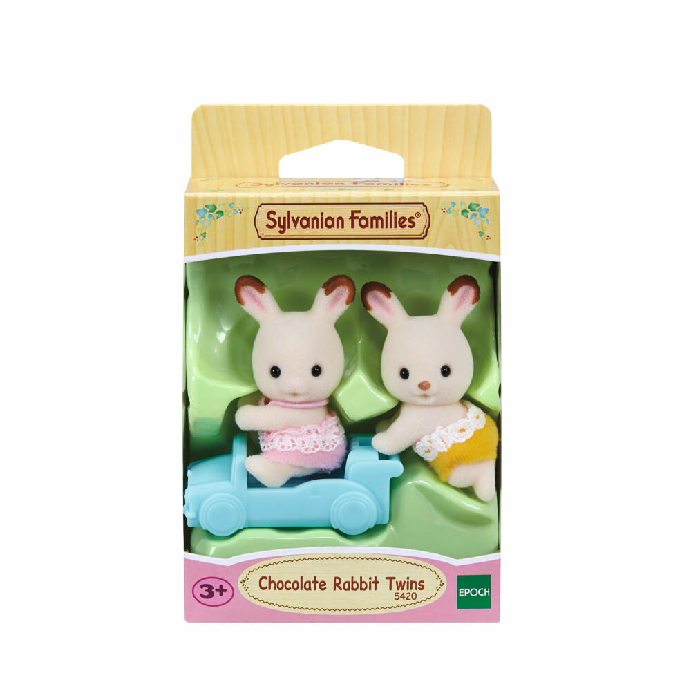 Sylvanian Families Schokoladenhasen Zwillinge, Spielfiguren, Figuren, Spielzeug, Kinder, 5420