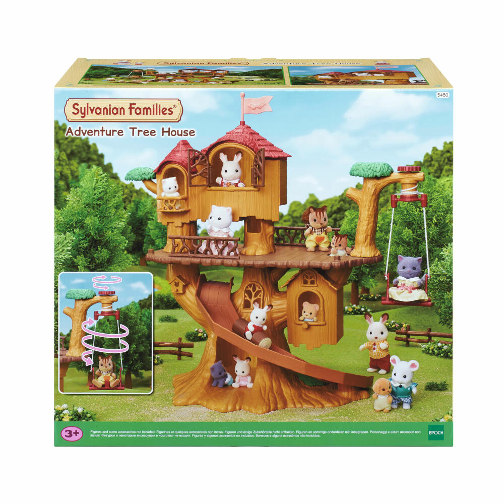 Sylvanian Families Erlebnis Baumhaus, Haus, Spielset, Spielzeug, Kinder, 5450