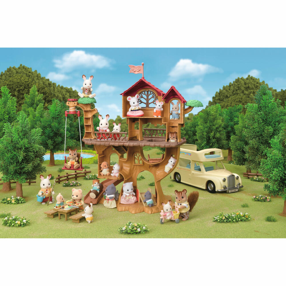 Sylvanian Families Erlebnis Baumhaus, Haus, Spielset, Spielzeug, Kinder, 5450