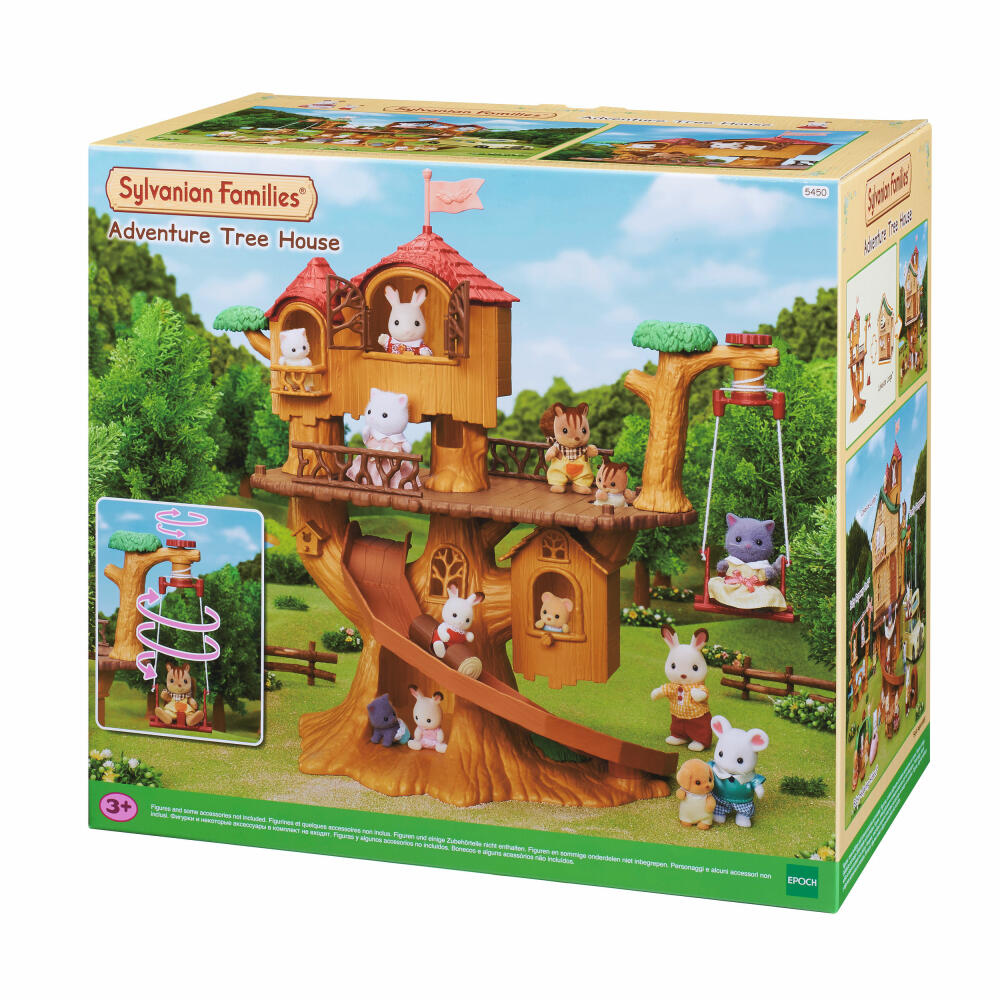 Sylvanian Families Erlebnis Baumhaus, Haus, Spielset, Spielzeug, Kinder, 5450